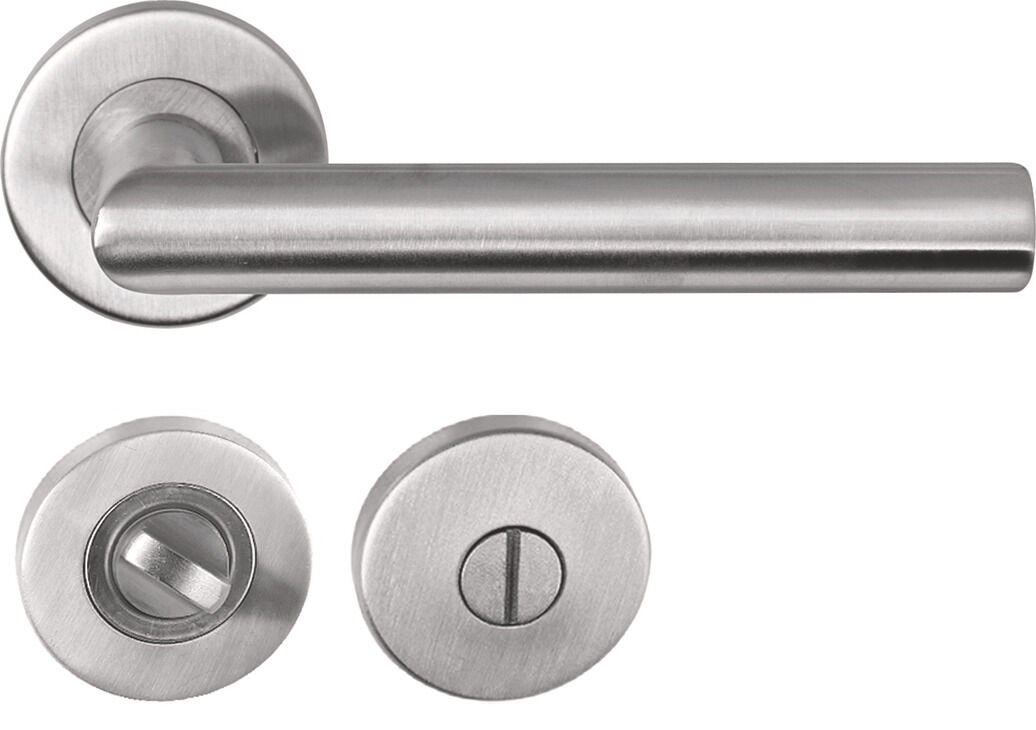 Häfele WERNER-M Kapı Kolu Seti Paslanmaz Çelik 304 53 mm Paslanmaz çelik renkli DIN 902.99.570