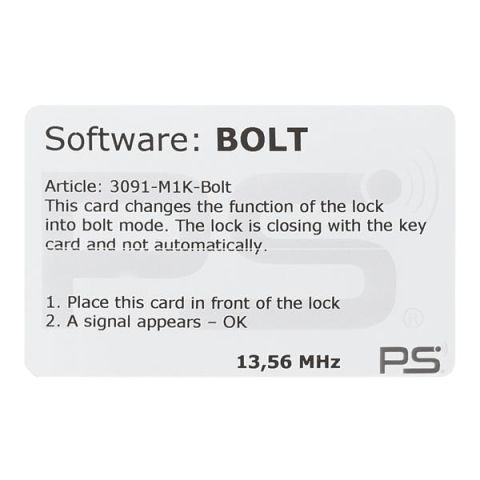 Hafele Programlama Kartı Toggle Mode