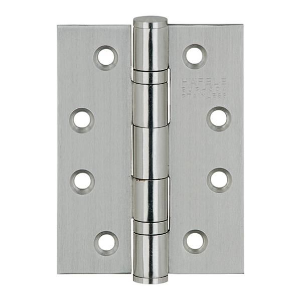 Hafele Yaprak Menteşe Paslanmaz Çelik 304 Mat 102x76x3mm Köşeli