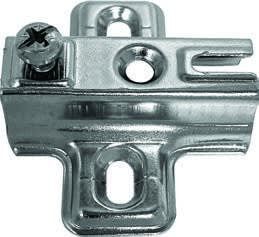 Hafele M50 H taban, 3 delik, sürerek, vid. 2mm