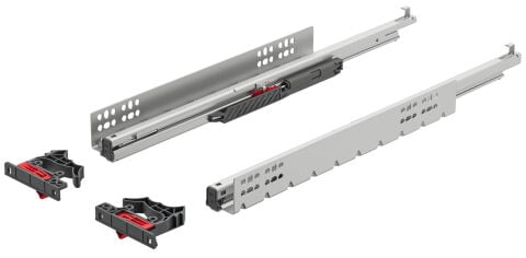 Hafele MATRIX UMS30 Gizli ray, tam aç. yvş. 350