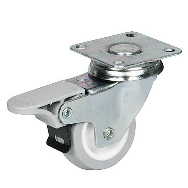 Hafele MORBY Mobilya Tekerleği Frenli Gri Ø50x70mm