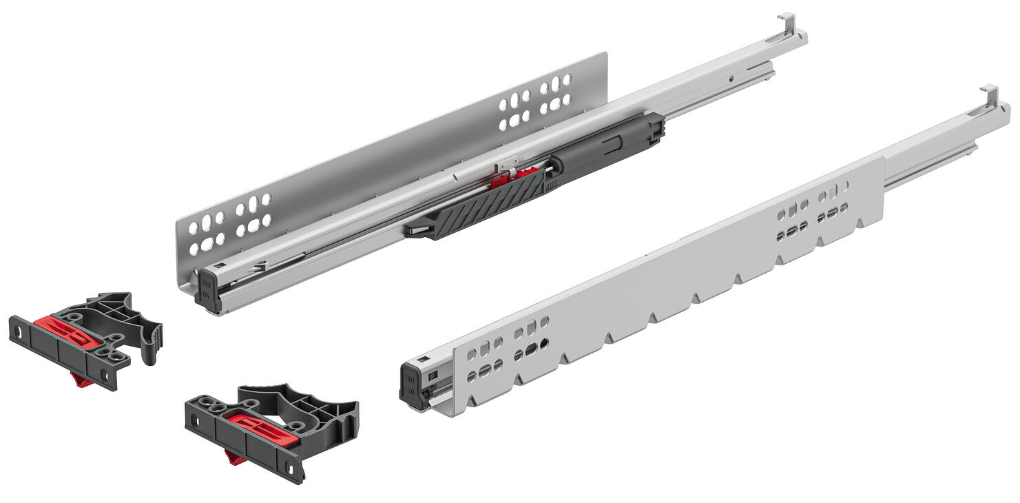 Häfele MATRIX UMS30 Gizli ray tam aç. yvş. 450 450 mm 30 kg 433.07.115