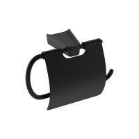 Hafele NORM Tuvalet Kağıtlık Kapaklı Mat Siyah