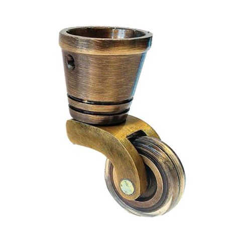 Hafele DECOR Mobilya Tekerleği Geçme Antik Bronz Ø31mm