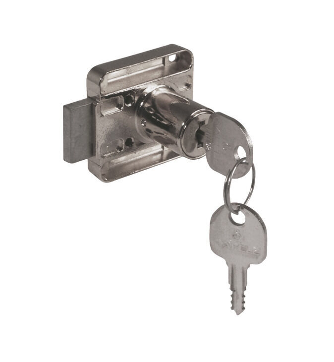 Häfele Sürgü kilit 18 FH1 kr.kp.sağ - Aynı kilitli: FH1 18 mm Krom kaplama 232.04.257