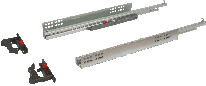 Häfele MATRIX UMS30 Gizli ray tam aç. yvş. 500 500 mm 30 kg 433.07.116
