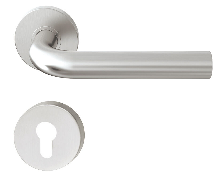 Häfele REA-M Kapı Kolu Seti Paslanmaz Çelik 304 53 mm Paslanmaz çelik renkli Mat 902.99.593