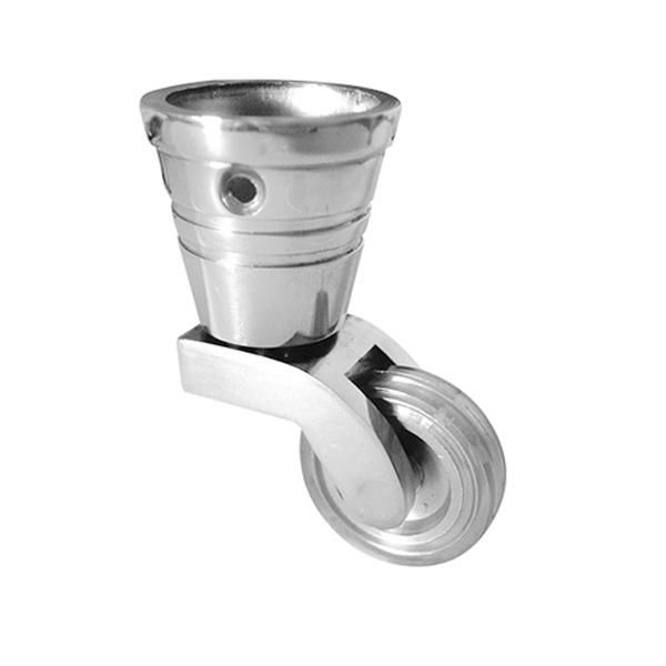 Hafele DECOR Mobilya Tekerleği Geçme Parlak Krom Ø31mm
