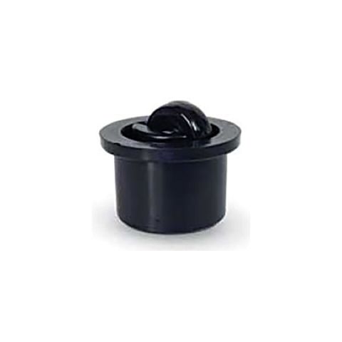 Hafele RENE03 Gömme Mobilya Tekerleği Yumuşak Siyah Ø20x8mm