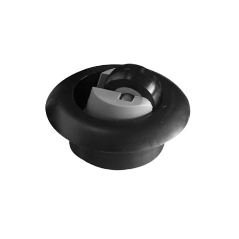 Hafele RENE04 Gömme Mobilya Tekerleği Yumuşak Siyah Ø20x20mm