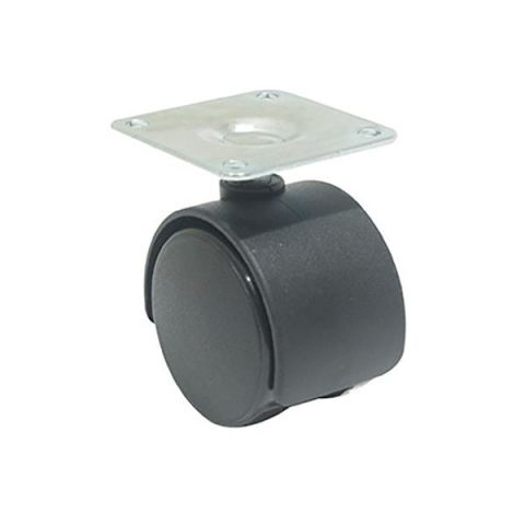 Hafele ROLLER05 Mobilya Tekerleği Frensiz Plaka Ø40x55mm