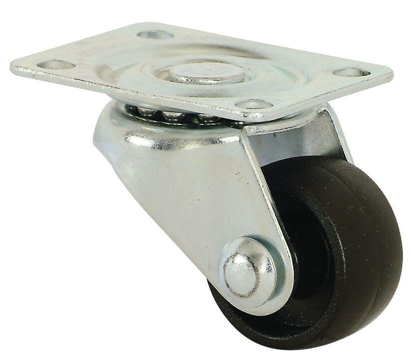 Häfele DONE - Mobilya Tekerleği 30 mm 37 mm Siyah Mat Plakalı 661.40.333