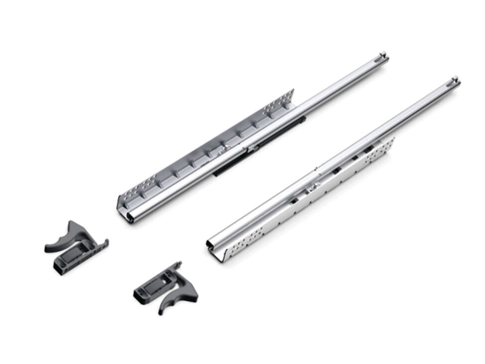 Häfele MATRIX UMS25 Gizli ray tek aç. yvş. 500 500 mm 433.08.797