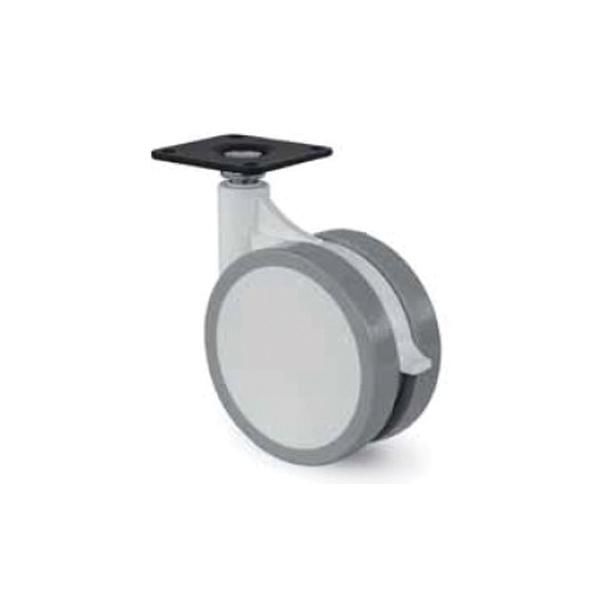 Hafele MENTO Mobilya Tekerleği Frensiz Gri Ø65x88mm