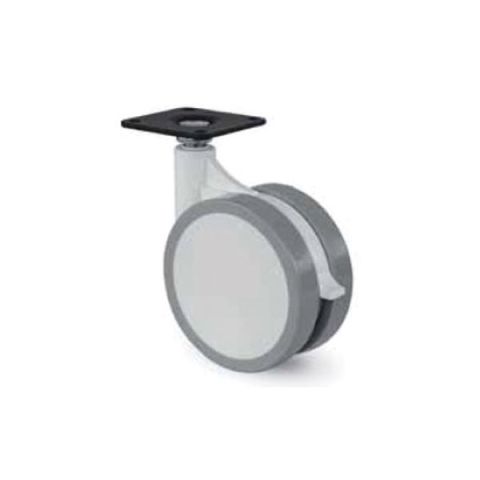 Hafele MENTO Mobilya Tekerleği Frensiz Gri Ø65x88mm