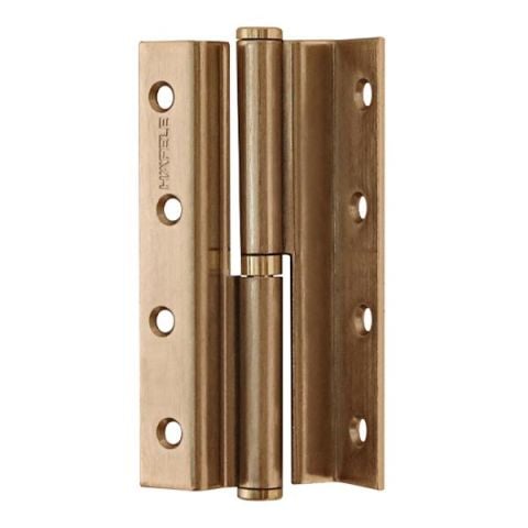 Hafele Yaprak Menteşe Binili Parlak Altın Çelik 120mm Sol