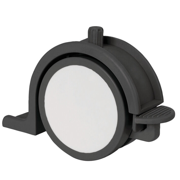 Häfele BAMBINO - Mobilya Tekerleği 65 mm Antrasit/Beyaz Frenli, geçme 40 kg 661.40.551