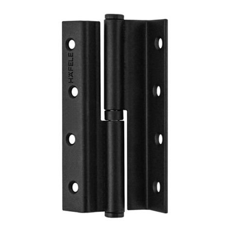 Hafele Yaprak Menteşe Binili Mat Siyah Çelik 120mm Sol