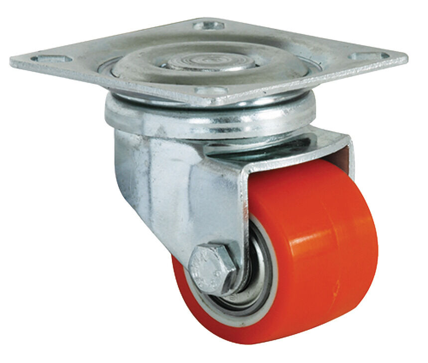 Häfele PESANTE - Mobilya Tekerleği 35 mm 54 mm Turuncu Plakalı 661.40.933