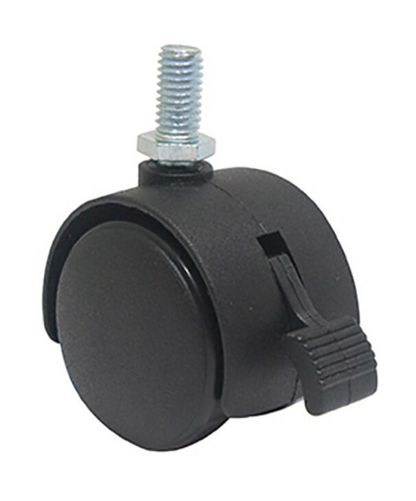 Häfele ROLLER05 - İkiz Tekerlek 40 mm 55 mm Siyah Mat Metrik Mil, M8 661.41.314