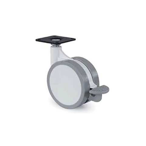 Hafele MENTO Mobilya Tekerleği Frenli Gri Ø65x88mm