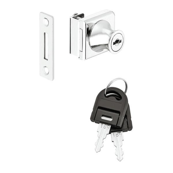 Hafele ECONO Cam Kapak Kilidi Zamak Parlak Krom