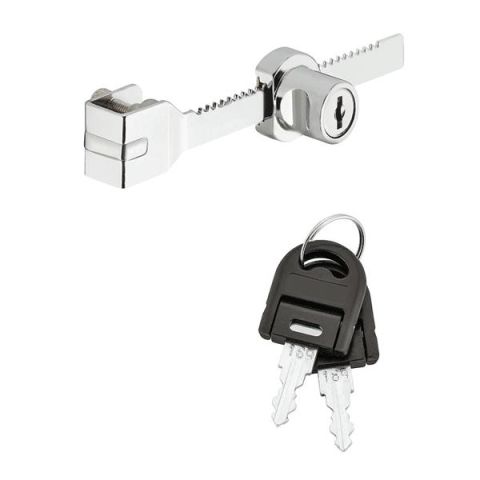 Hafele ECONO Cam Kapak Kayar Kilidi Zamak Parlak Krom