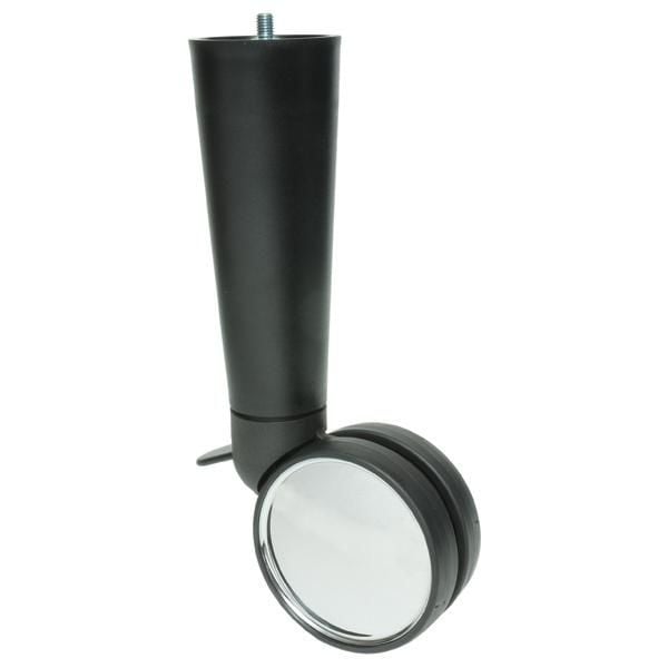 Hafele BRIDGE Sehpa Tekerleği Frenli Siyah 12x33cm