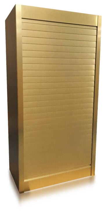 Häfele Tambur kapı Sistemi 720-1210 mm Kapı Yüksekliği İşlenmiş altın 443.10.821