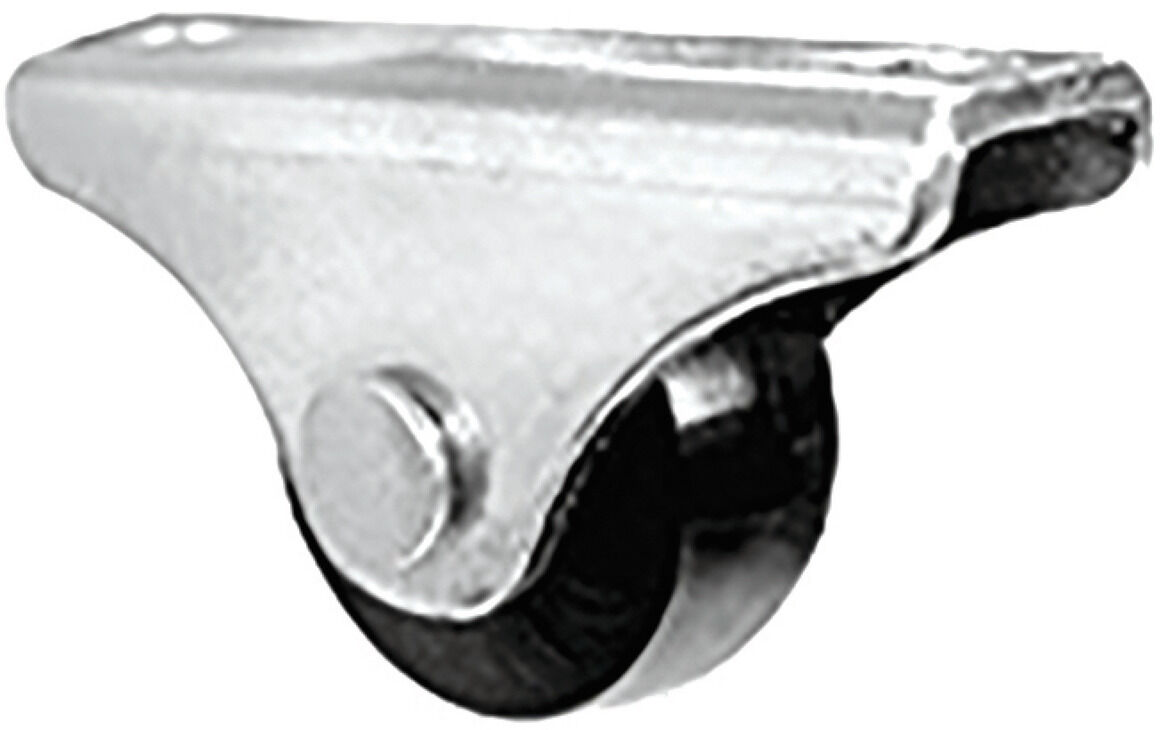 Häfele TENNA - Mobilya Tekerleği 20 mm 22 mm Siyah Mat Plakalı 663.08.950