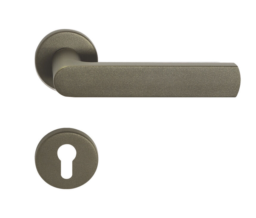 Häfele MERIT II Kapı Kolu Seti Alüminyum / Zamak 48,50 mm Bronz Renkli 902.99.637
