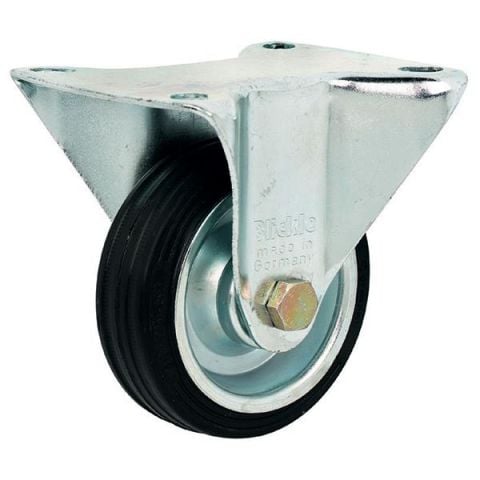 Hafele Tekerlek Frensiz Siyah Ø100x125mm