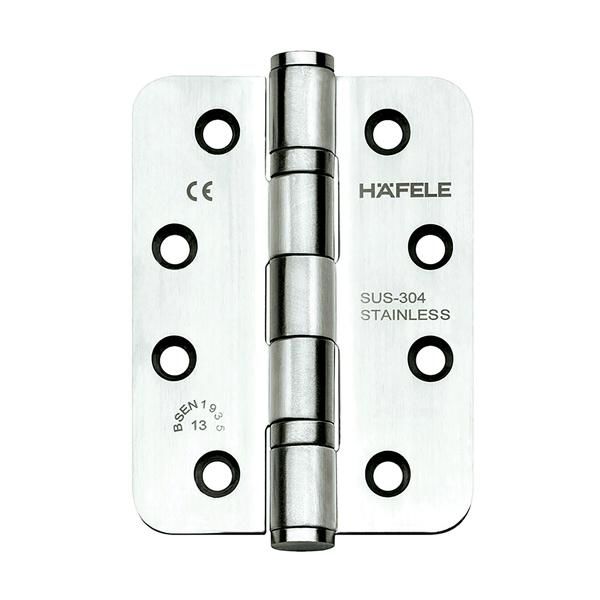 Hafele Yaprak Menteşe F Paslanmaz Çelik Parlak 102x76x3mm