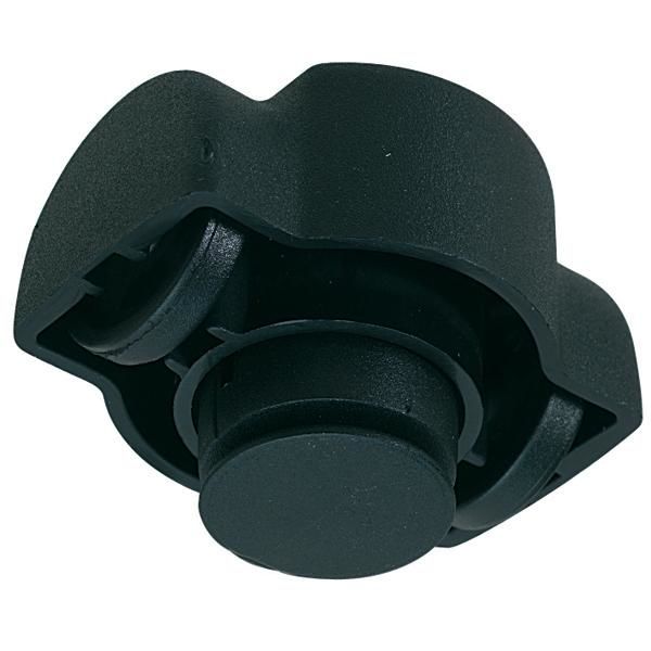 Hafele ROLLY Tekerlek/baza ayağı frensiz siyah