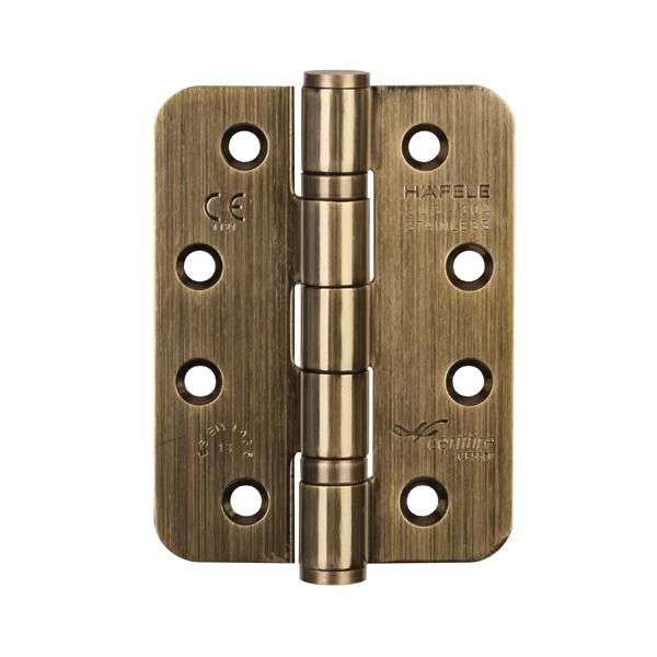 Hafele Yaprak Menteşe F Paslanmaz Çelik Antik Bronz 102x76x3mm