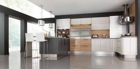 Häfele RISE - Stor Sistemi 600x1320 mm 1,320 mm Alüminyum renkli 443.10.933