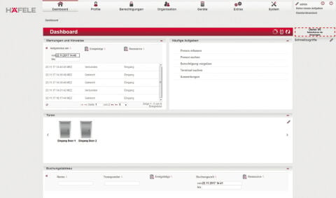 Hafele 2. Nesil Dialock Yazılımı, SW 200 Control