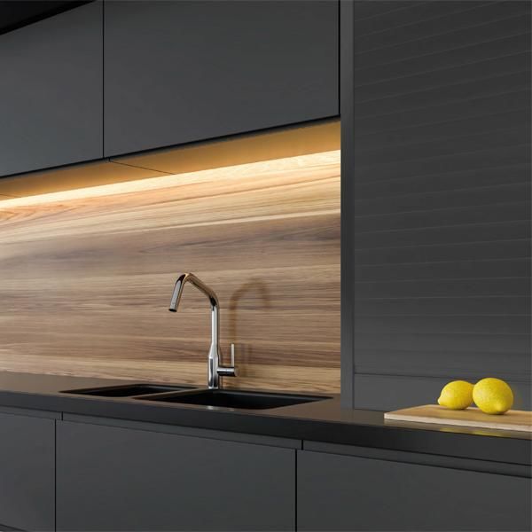 Hafele RISE Cam Stor Mekanizması Siyah 600x720mm