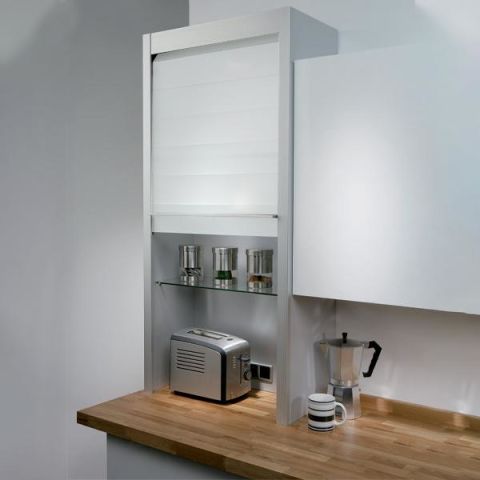 Hafele RISE Cam Stor Mekanizması Beyaz 600x720mm