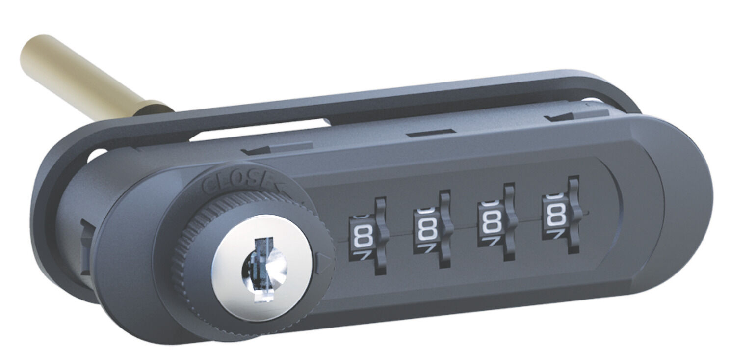 Häfele SPINLOCK - Rakam Kombinasyonlu Kilit Siyah 235.63.350