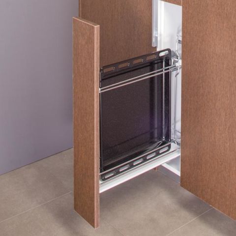 Hafele BONA II Tepsilik p. krom, sağ 15cm