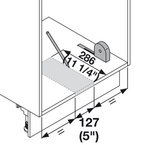 Häfele Elektronik kilit karşılığı Libero® 3.0 ve baza 3697-301 502.15.117