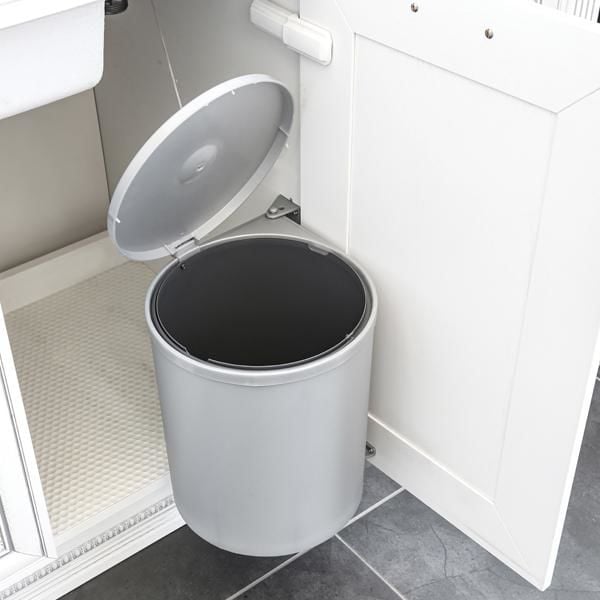 Hafele FIX II Çöp Kutusu İpli Gri 13lt