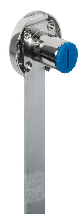 Häfele Symo EC Merkezi kilit sistemi kilitleme çubuğu 18 mm 600 mm Kilit: Nikel kaplama 237.48.600