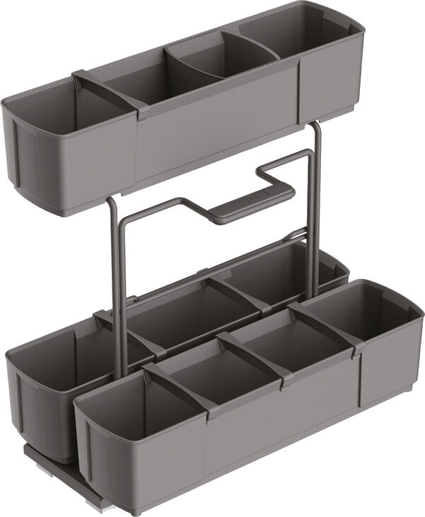 Antrasit - Häfele Türkiye Temizlik Malzemesi Sepeti 298x480x480 mm Dolap zeminine 549.24.412