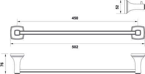 Uzun Havluluk, Hafele MARTIN - 580.69.110
