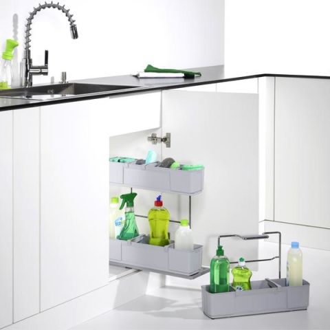 Hafele CLEANING AGENT Temizlik Sepeti Gümüş