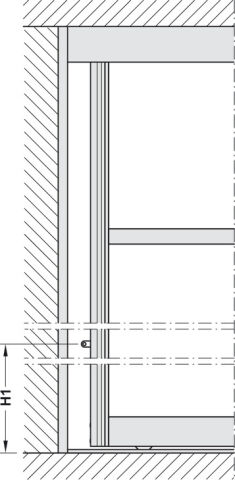 Häfele Sürücü PS 2 Dialock - 115x42x30 mm 12 V DC 1,800 mm 237.58.141