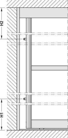Häfele Sürücü PS 2 Dialock - 115x42x30 mm 12 V DC 1,800 mm 237.58.141